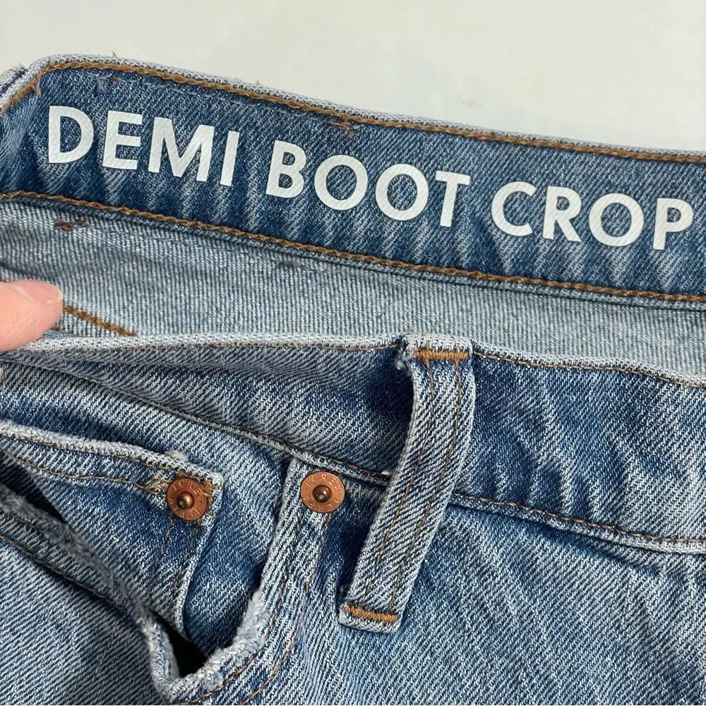 J. Crew Demi Boot Crop Jeans‎ Size 29T Tall Denim